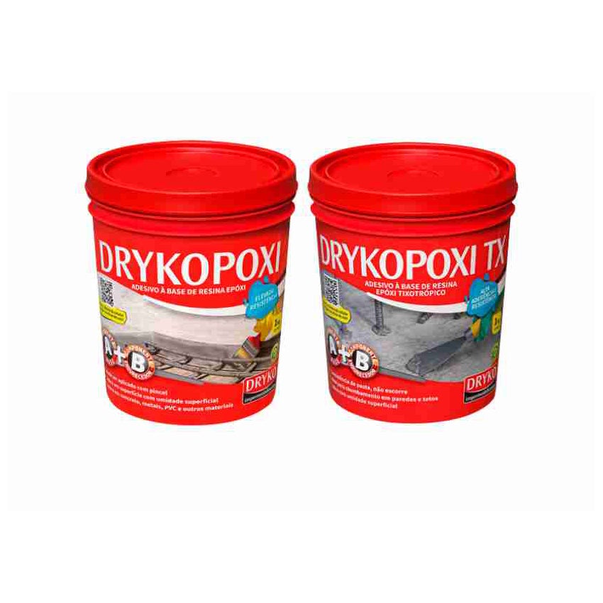 COLA FERRO/CONCRETO 01KG DRYKOPOXI TX DRYKO