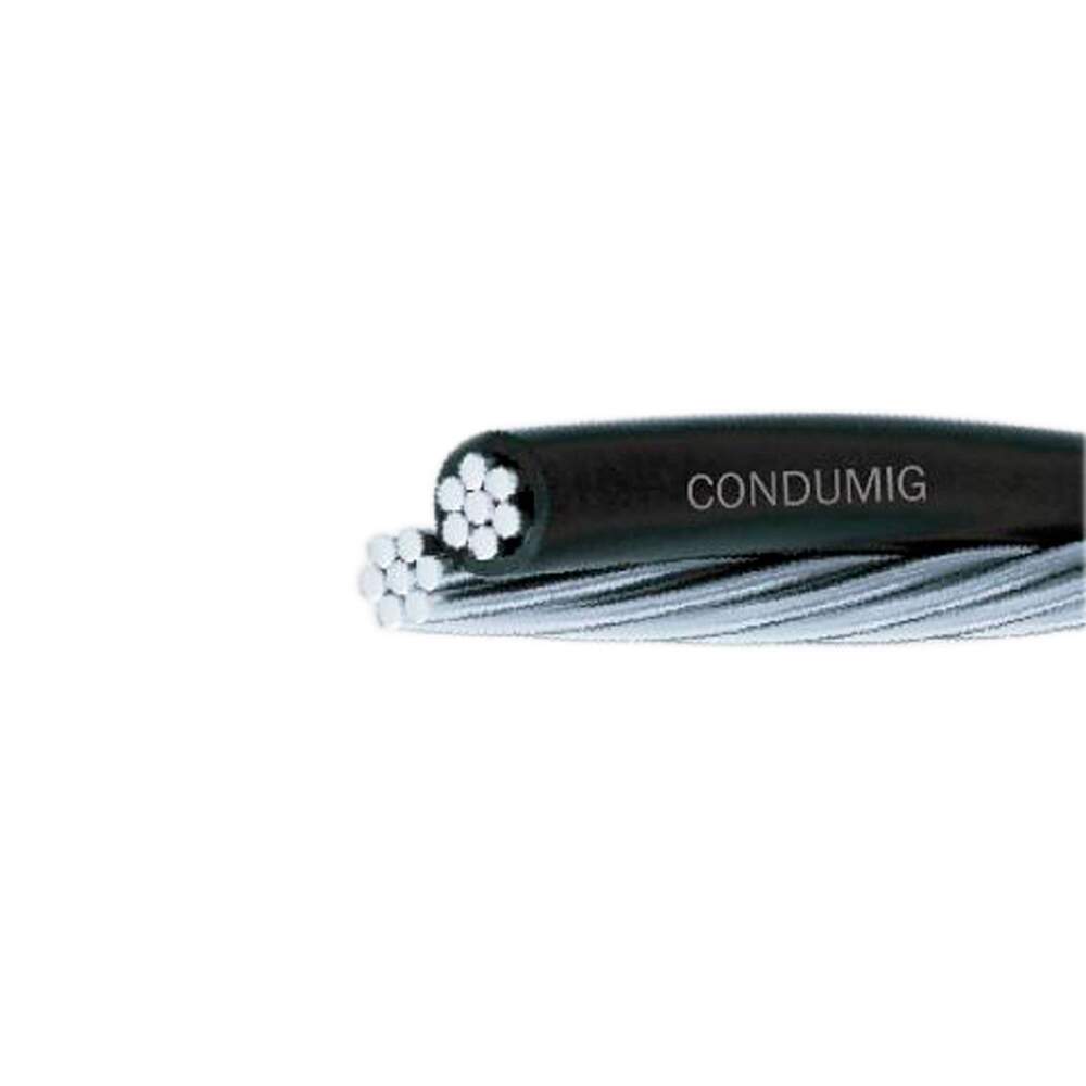 CABO ALUM DUPLEX NU 1KV 16.00MM 100MT CONDUMIG