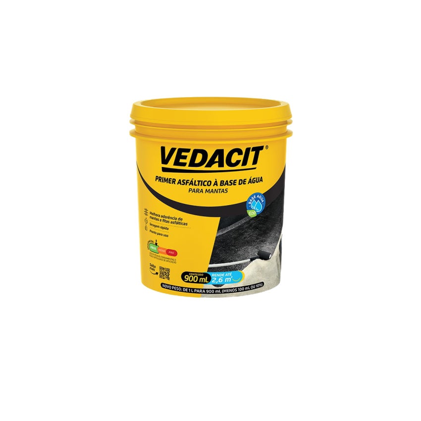 PRIMER ASFALTICO LIQ 900ML VEDACIT