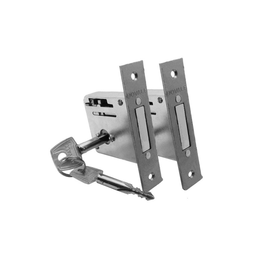 FECHADURA AUXILIAR INOX TETRA DUPLA DOVALE