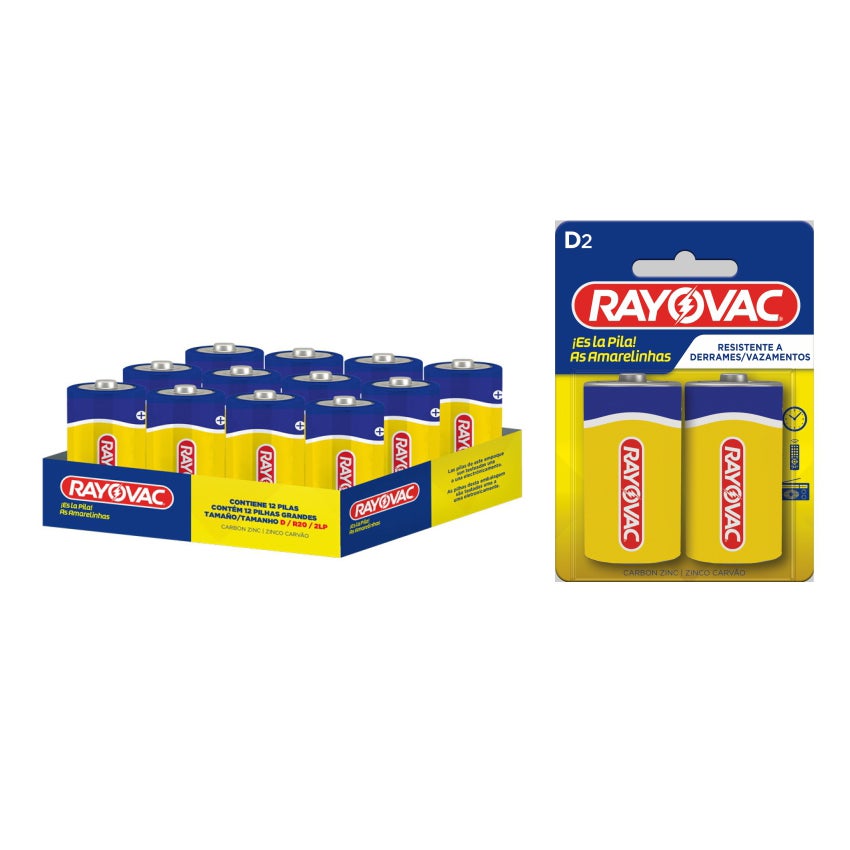 PILHA COMUM MED C BANDEJA C/12 AMA RAYOVAC