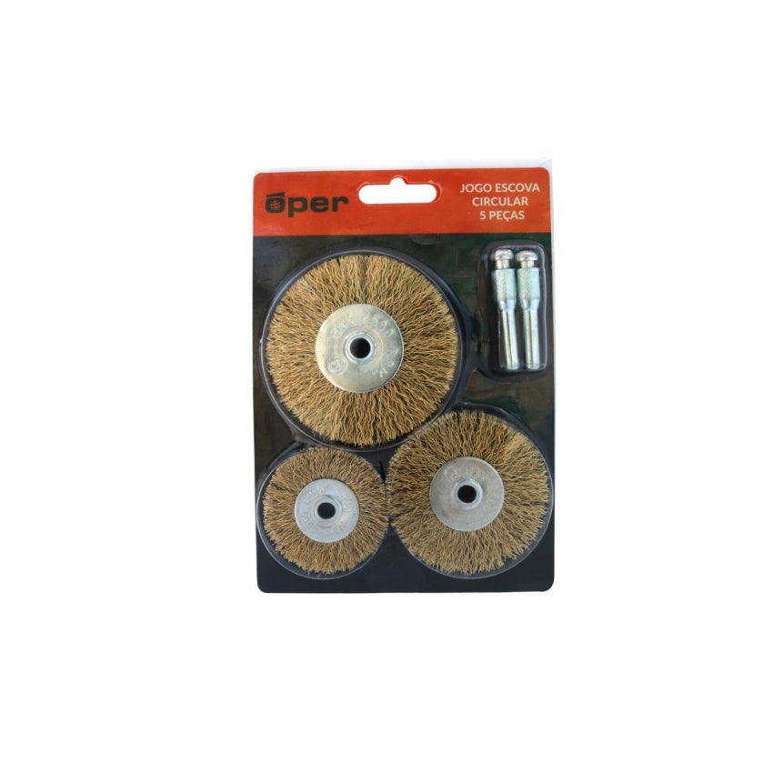 ESCOVA ACO CIRCULAR 5PCS OPER