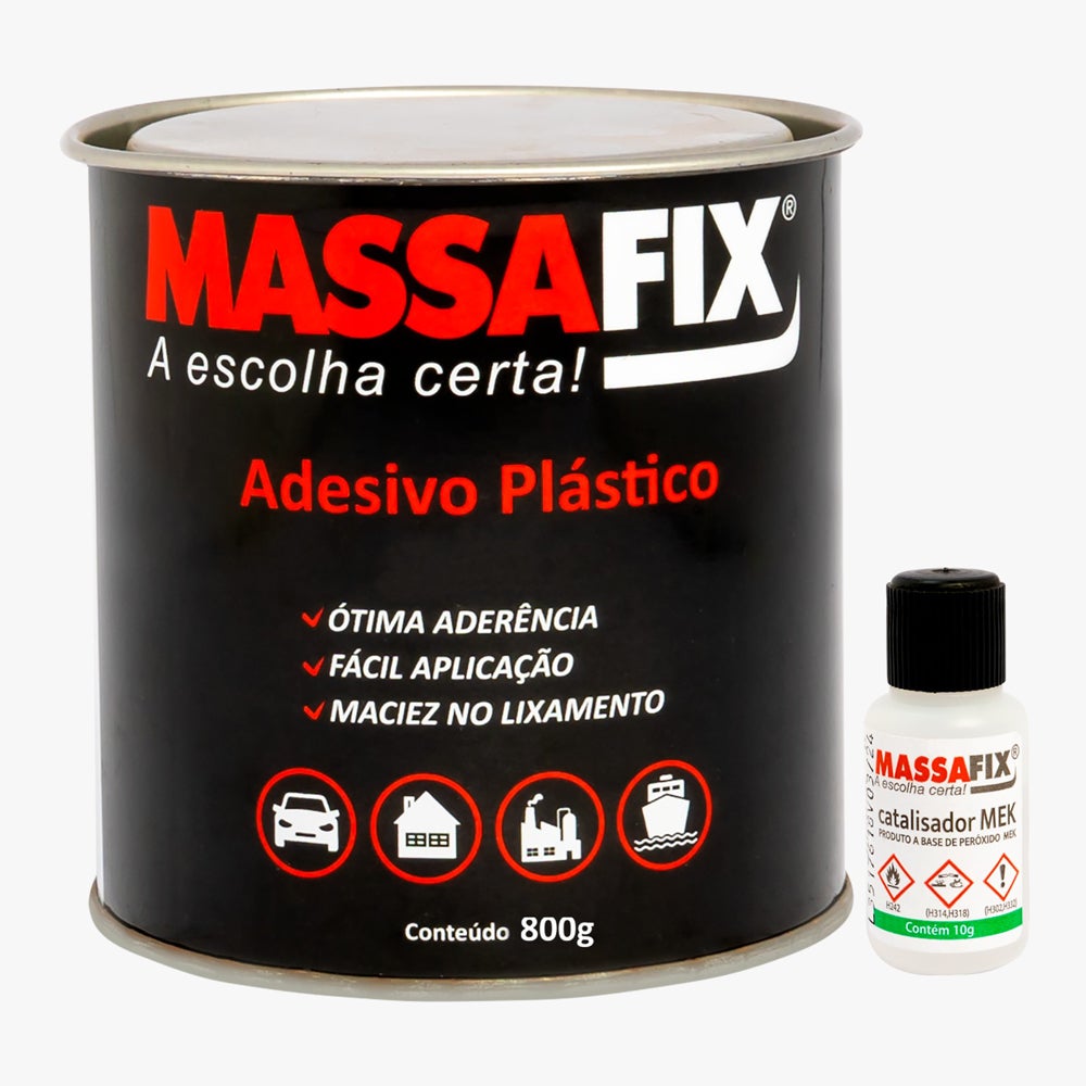 MASSA PLASTICA 0.8KG CZA MASSAFIX
