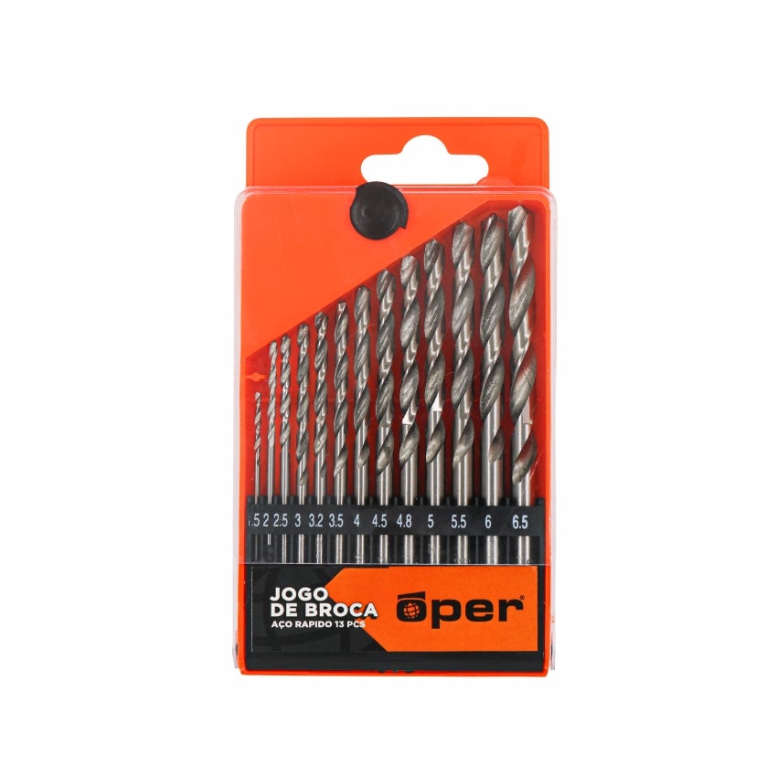 JOGO BROCA ACO RAPIDO 13PCS OPER