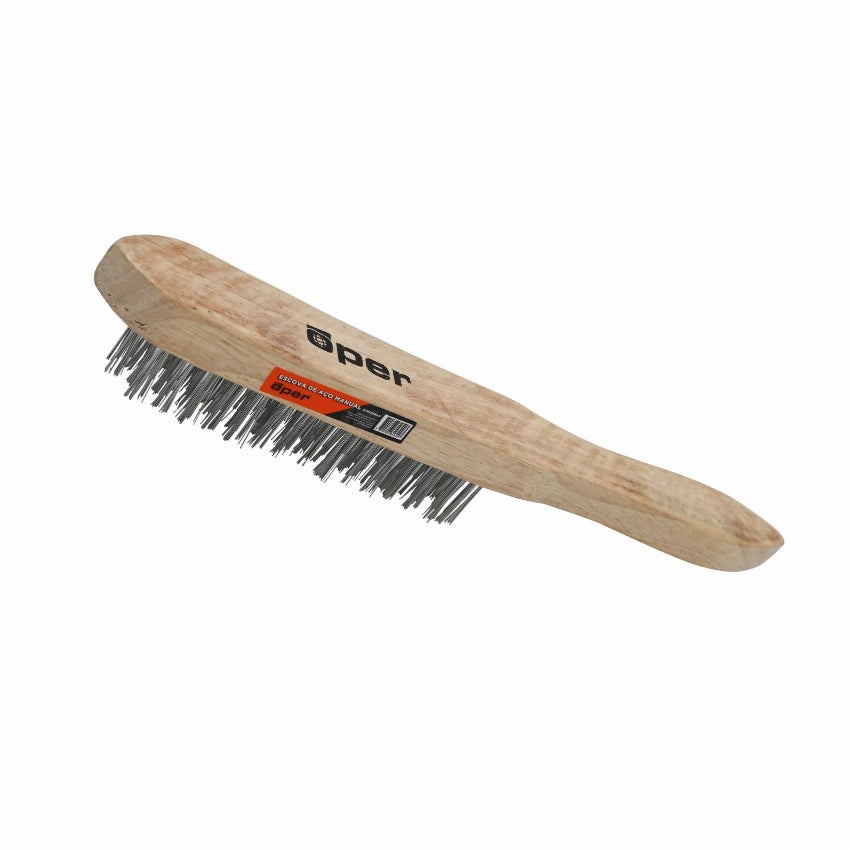 ESCOVA ACO MANUAL 3 FIOS OPER