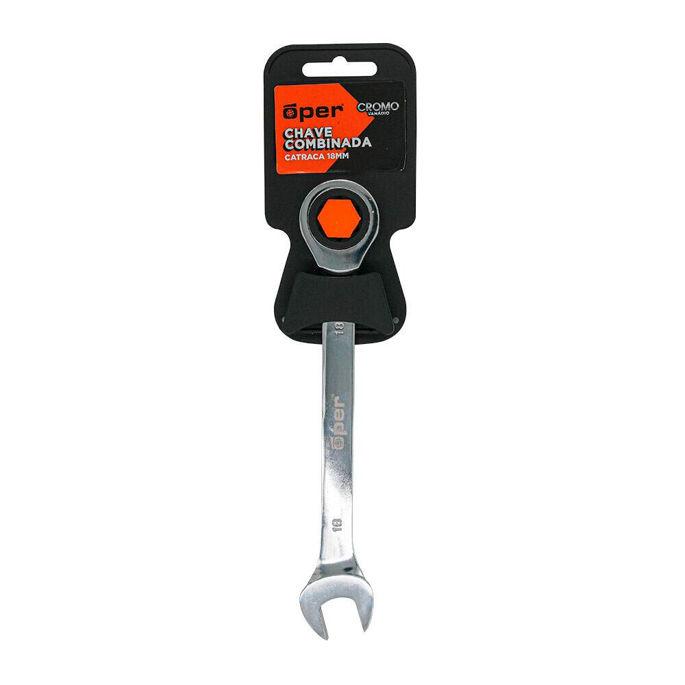 CHAVE COMBINADA C/CATRACA 16MM OPER