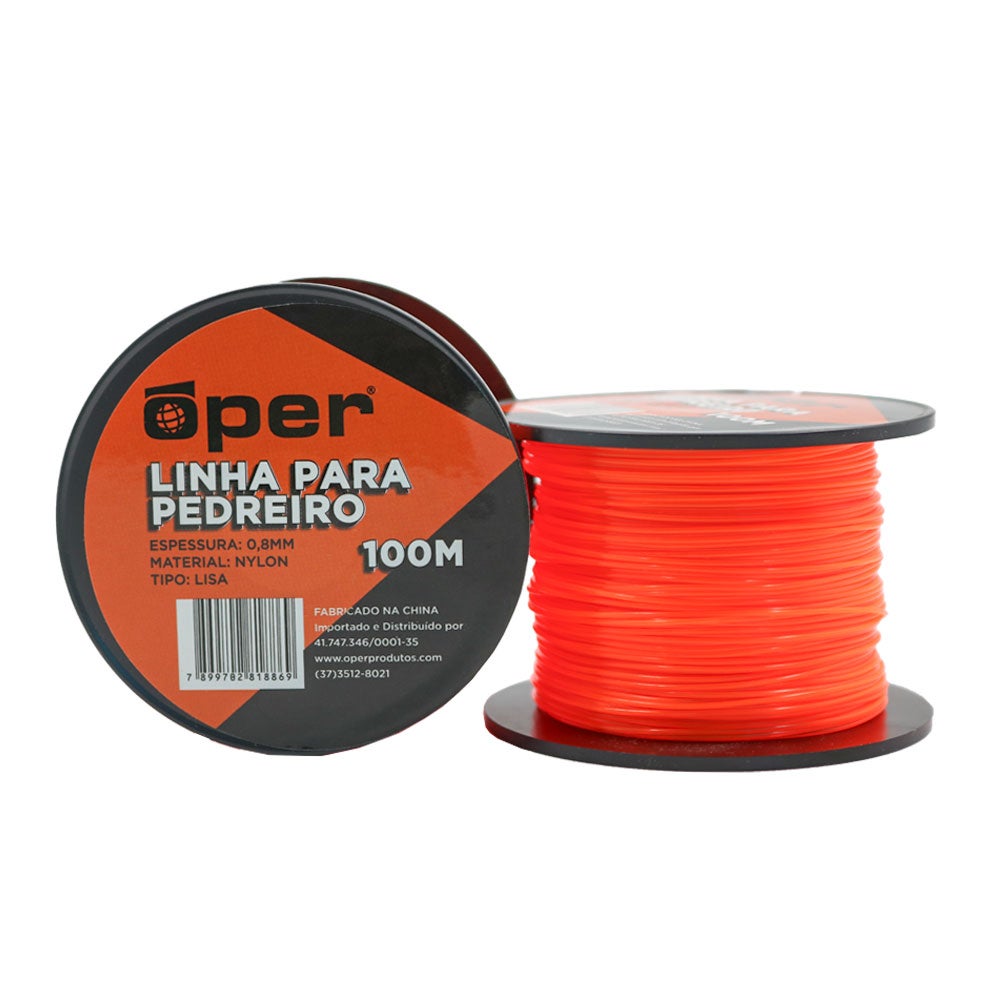LINHA PEDREIRO LISA 100MT LRJ OPER