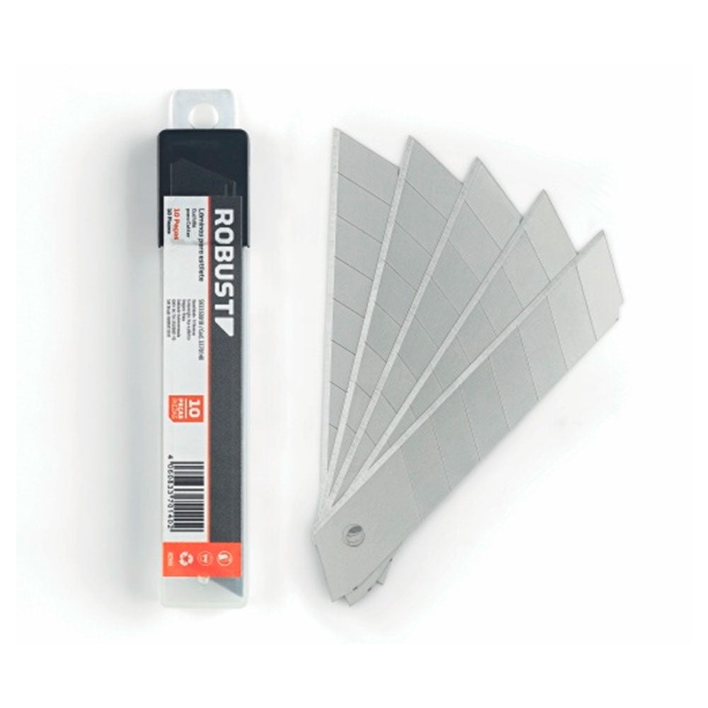 LAMINA P/ESTILETE 18MM C/10 ROBUST