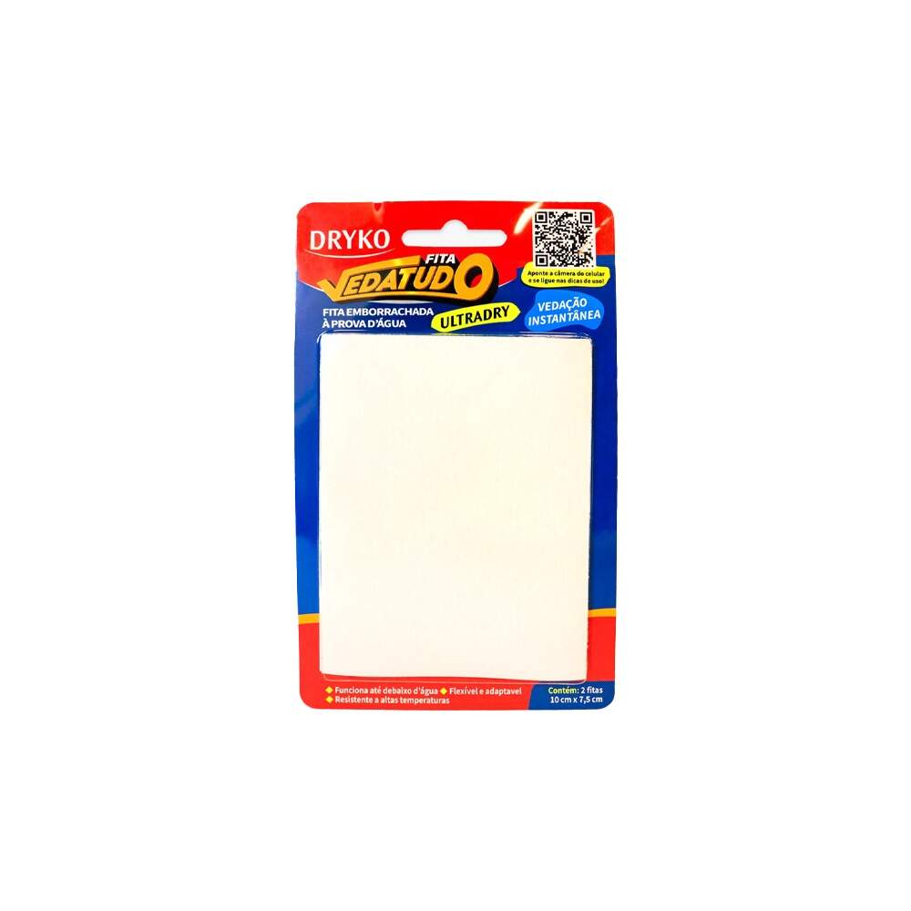 FITA ADESIVA REPARO SUBAQUAT BCO 10X7.5 DRYKO