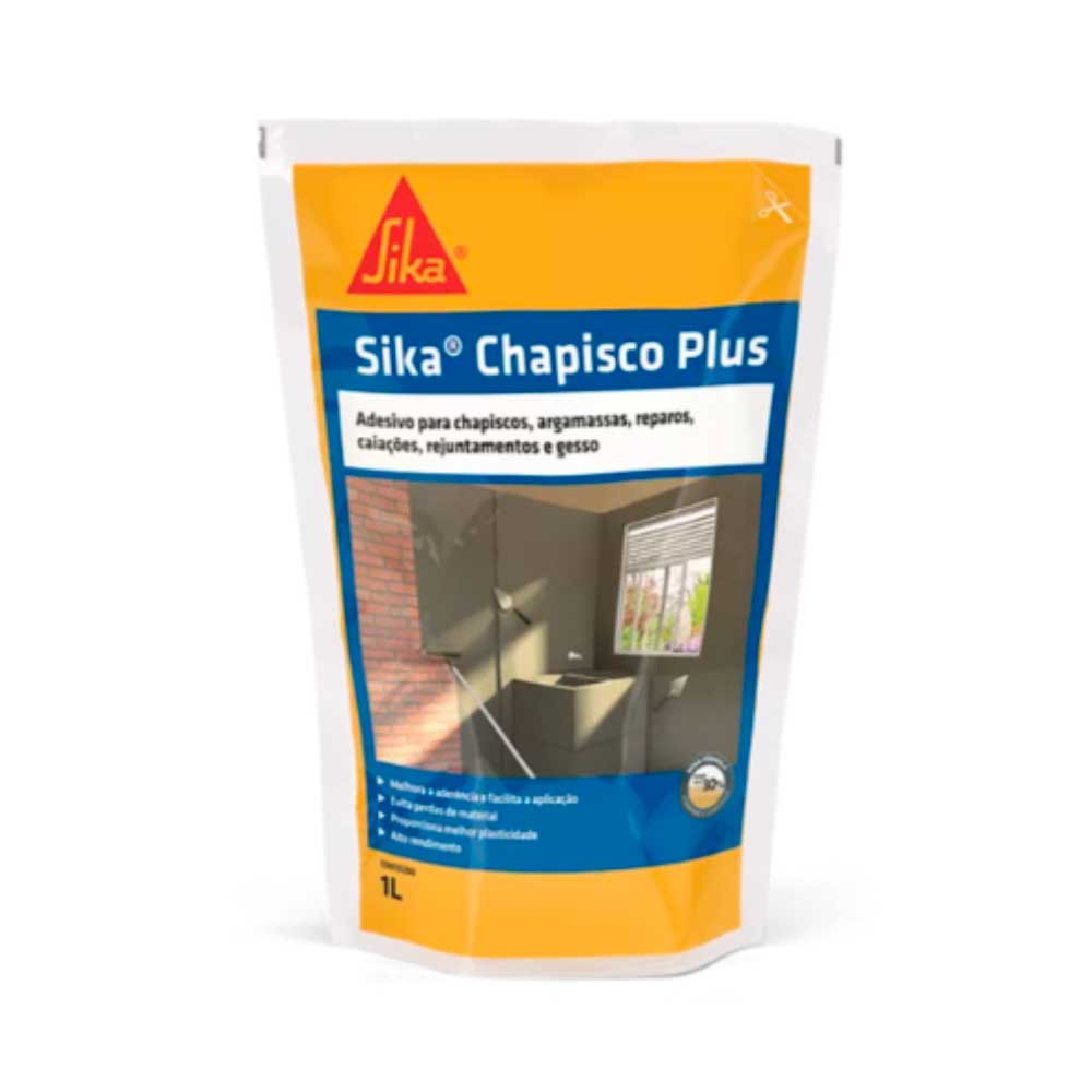 COLA CHAPISCO 01L SIKACHAPISCO PLUS SIKA