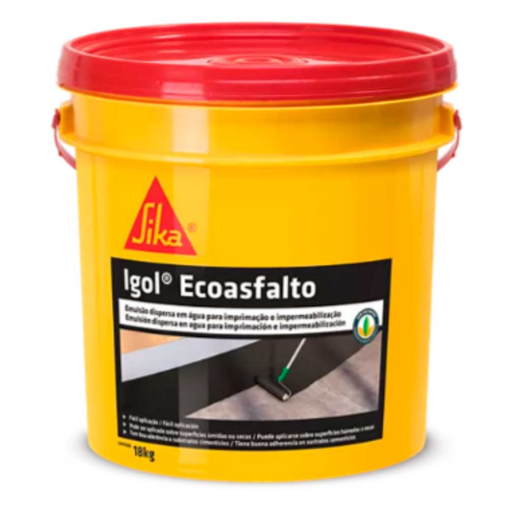 IMPERM ASFALTO 18L IGOL ECOASFALTO SIKA