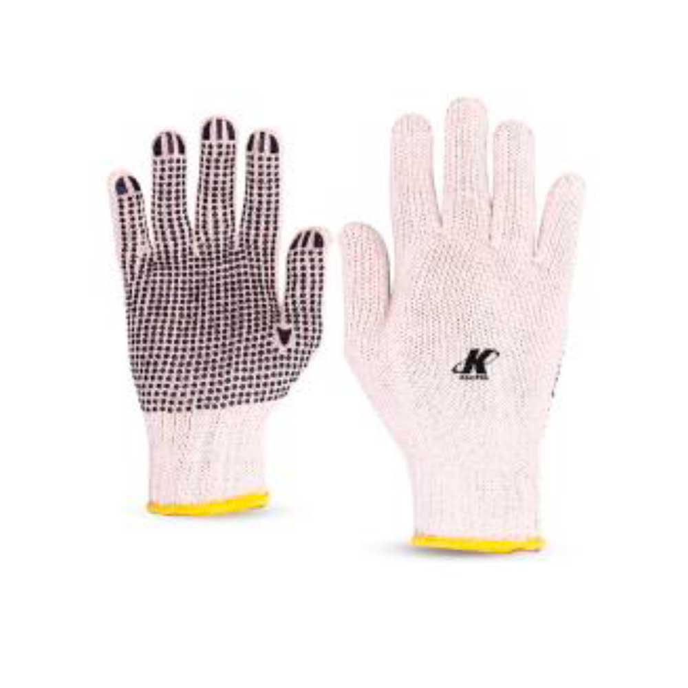 LUVA MALHA LISA BCA C/PIG 3 FIOS KALIPSO