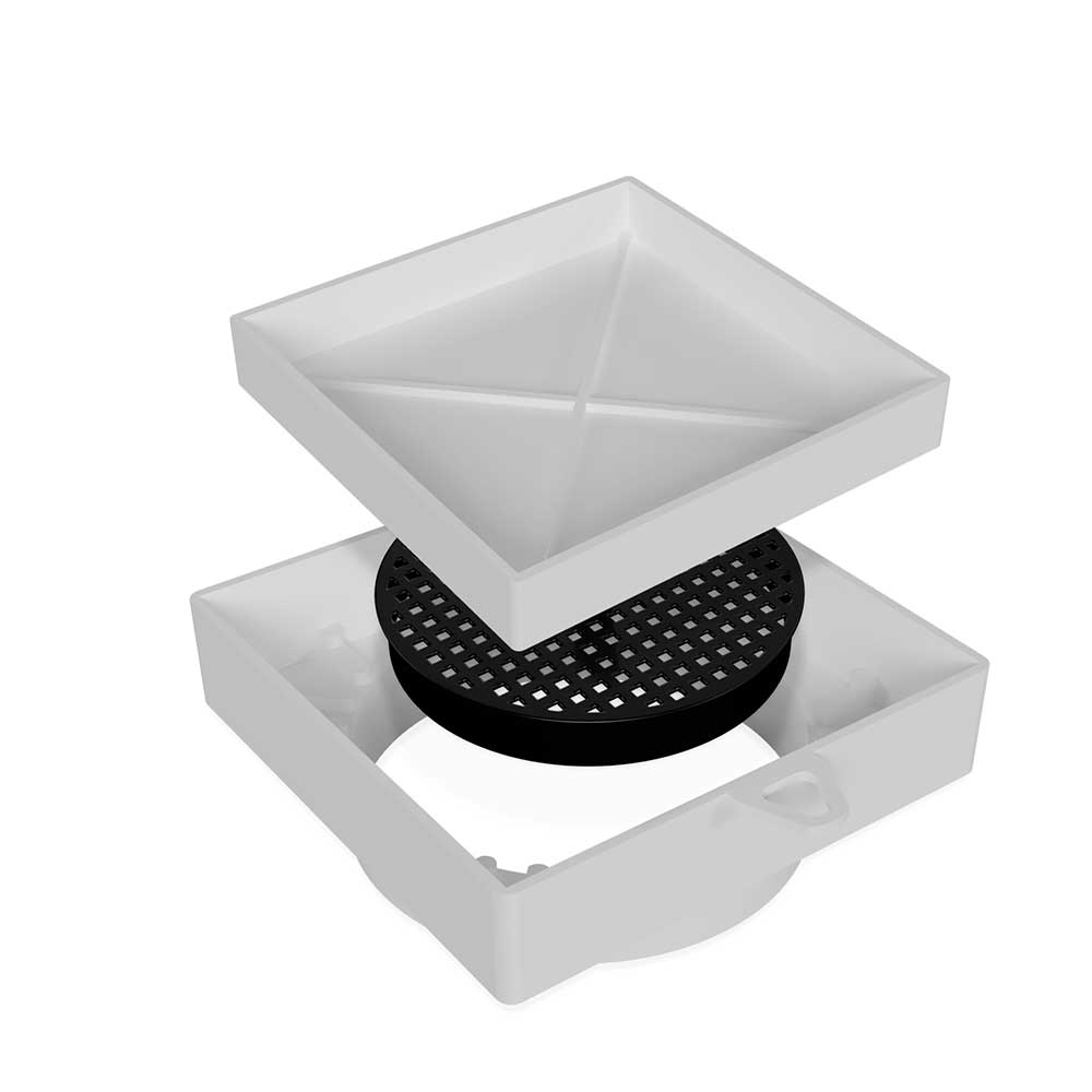 RALO QUAD OCULTO 10X10 BCO PLAST LGMAIS