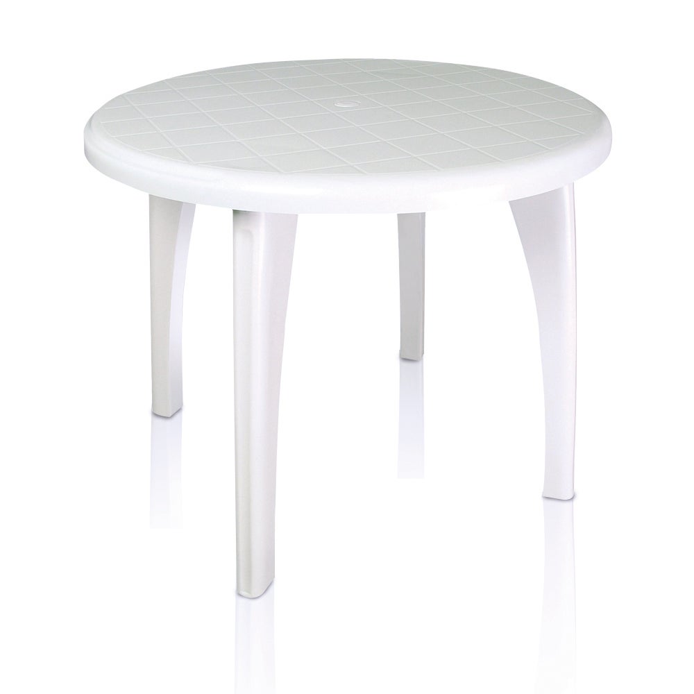 MESA PLAST REDONDA DESMONTAVEL ANTARES
