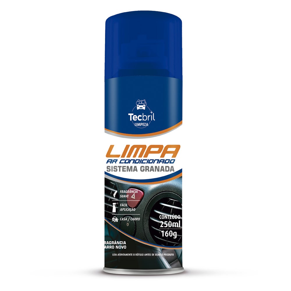 LIMPADOR AR COND 250ML CAR NOVO TECBRIL