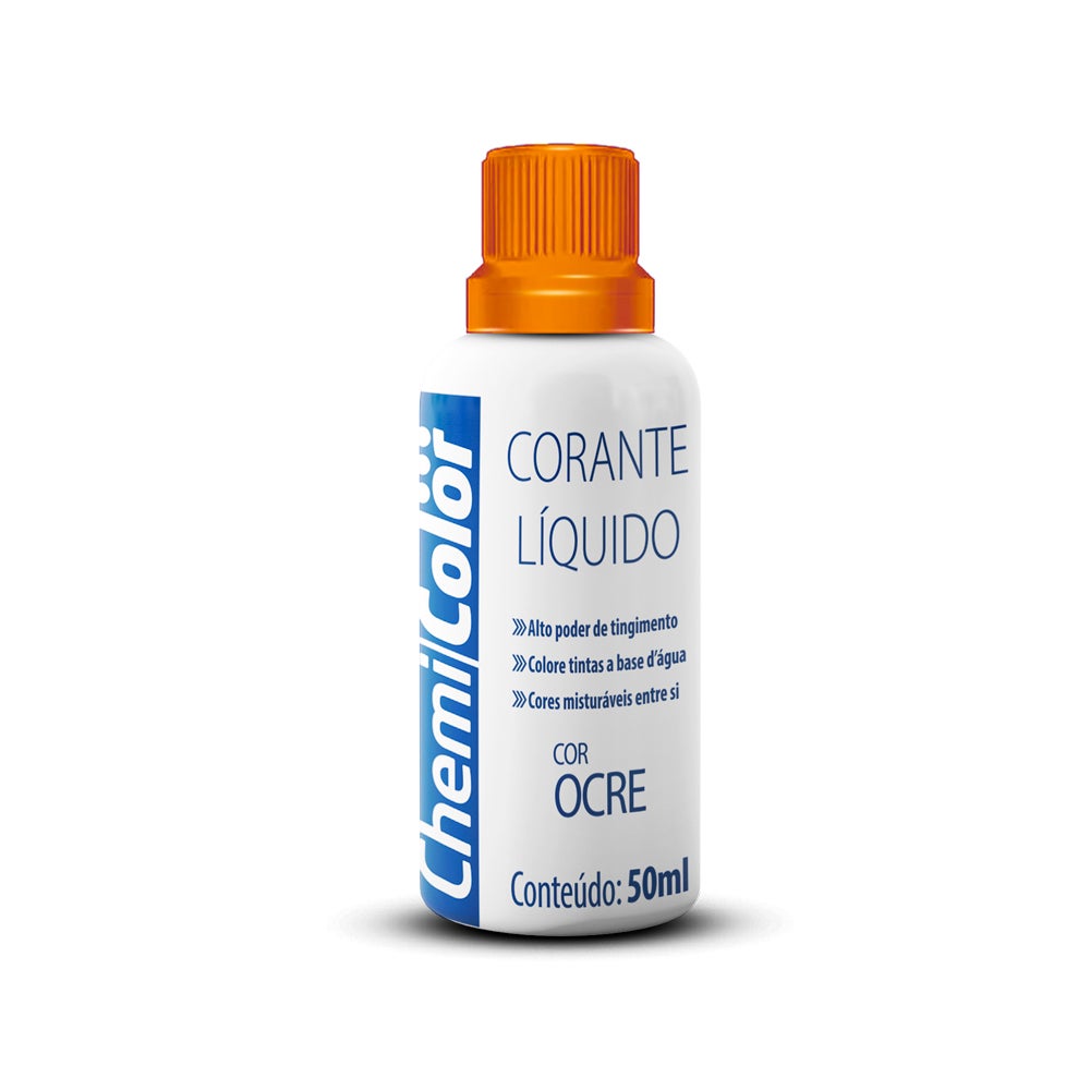 CORANTE LIQ 50ML OCRE CHEMICOLOR