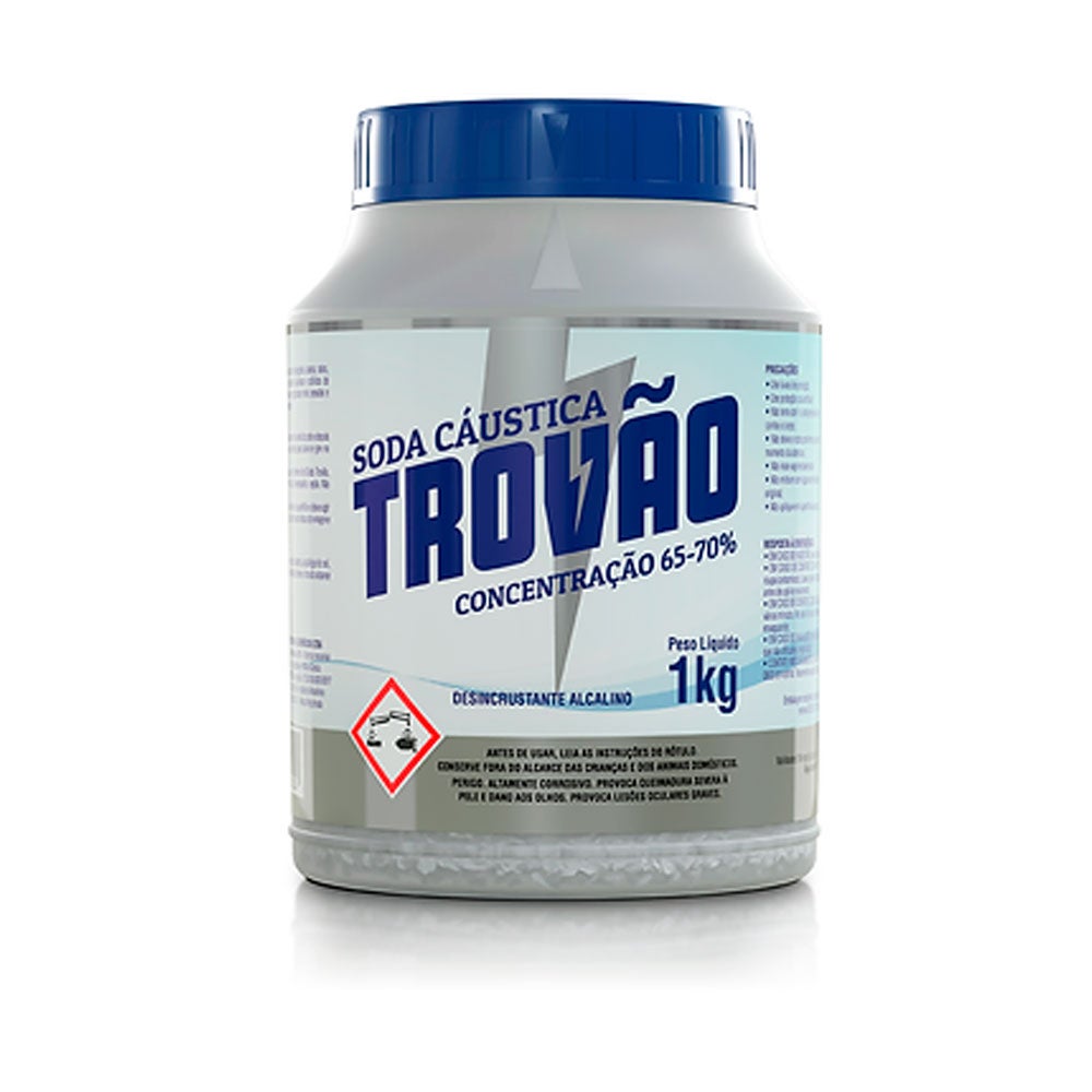 SODA CAUSTICA 01KG 70 TROVAO