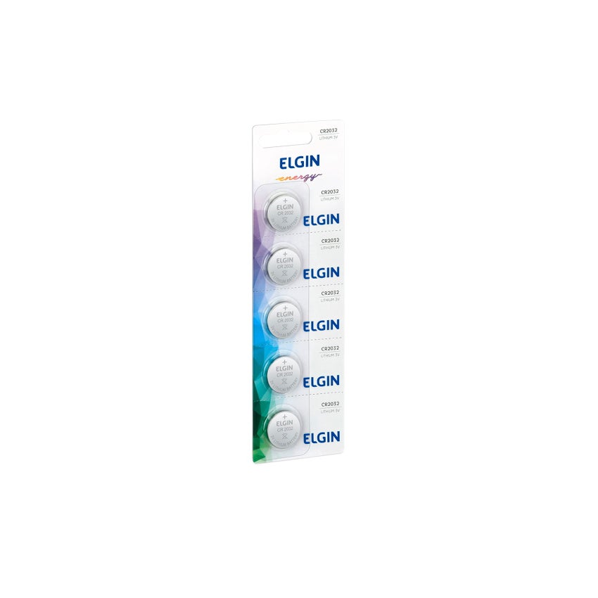 BATERIA 03V BOTAO LITIO CR2032 ELGIN