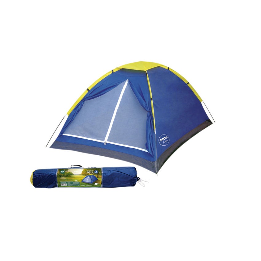 BARRACA CAMPING ICLU 03 PESS 2.05X1.60X1.15MT MOR