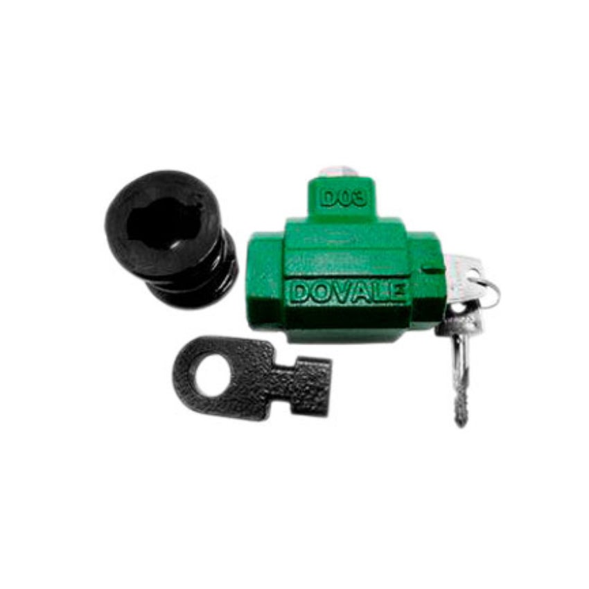 CADEADO PORTA DE ACO PISO TETRA DOVALE