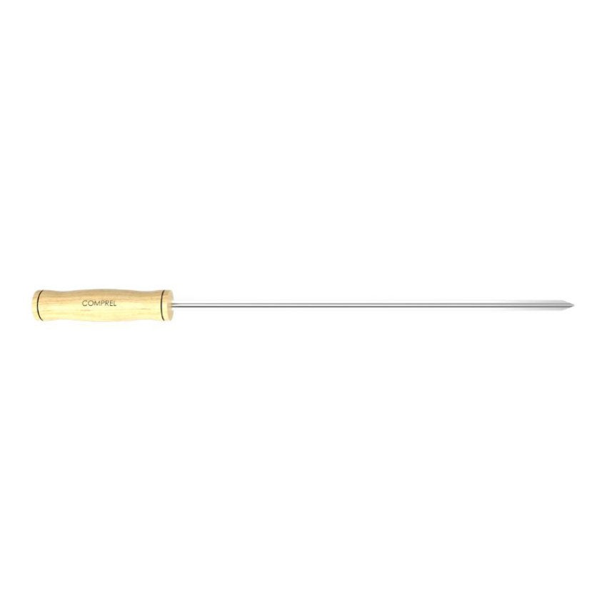 ESPETO CHURRASCO SIMPLES 65CM CB MAD COMPREL