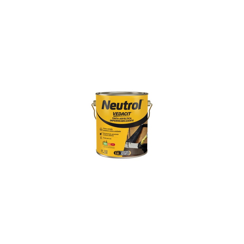 IMPERM P/ LAJE NEUTROL 3,6L PTO VEDACIT