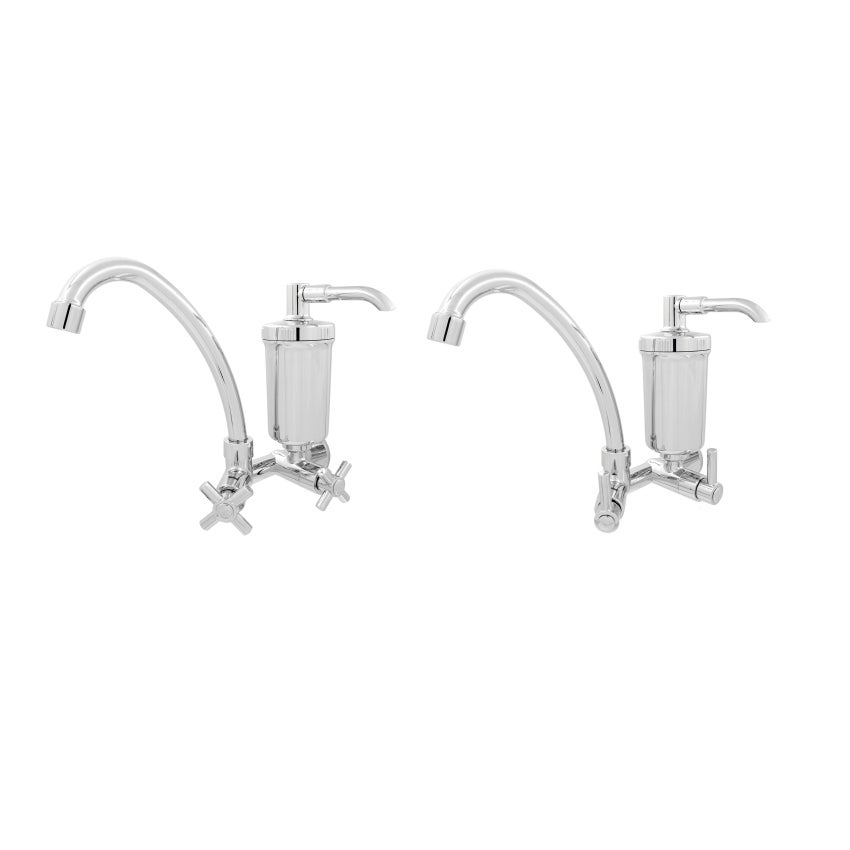 TORN C/FILTRO PAREDE BICA MOVEL CROM C31 VIT