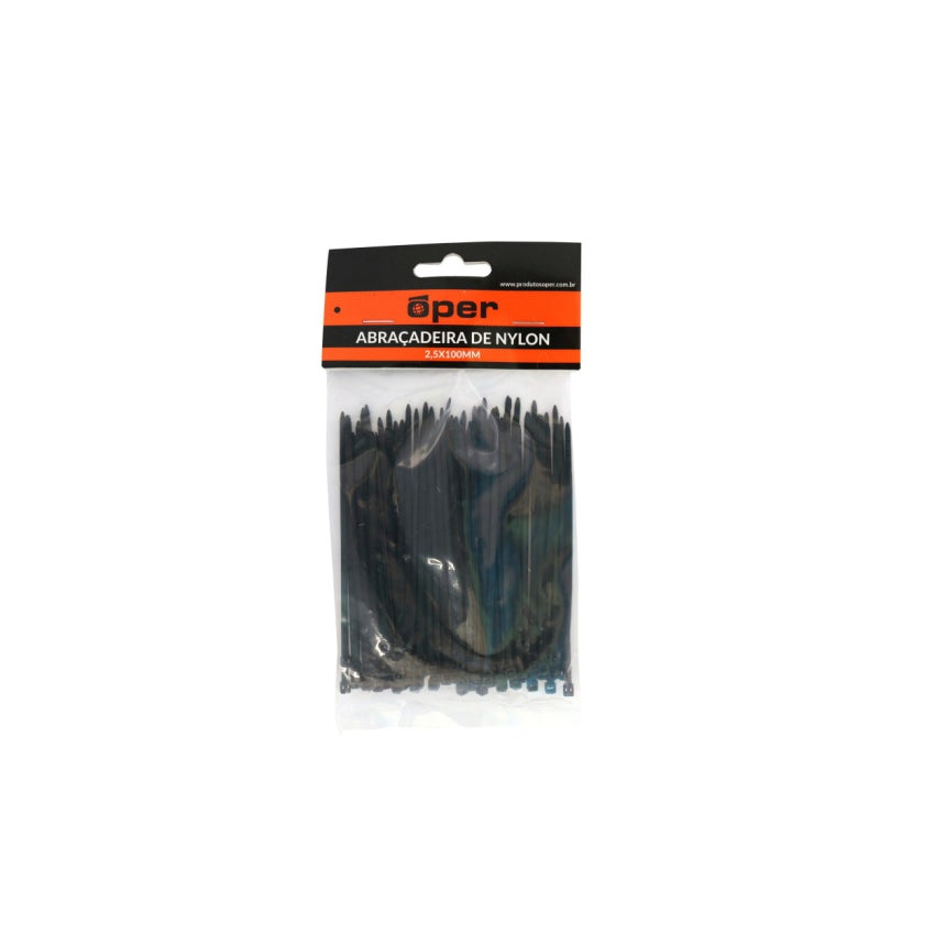 ABRACADEIRA NYLON 2.5X200MM PTA OPER