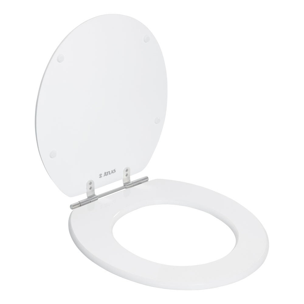 ASSENTO SANIT OVAL MDF LAQUEADO BCO ATLAS