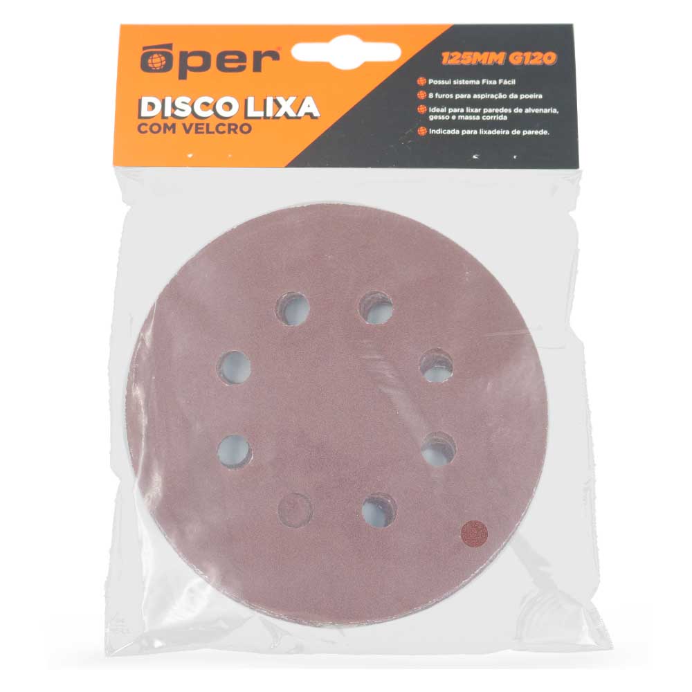 DISCO LIXA VELCRO 180MM A100 OPER
