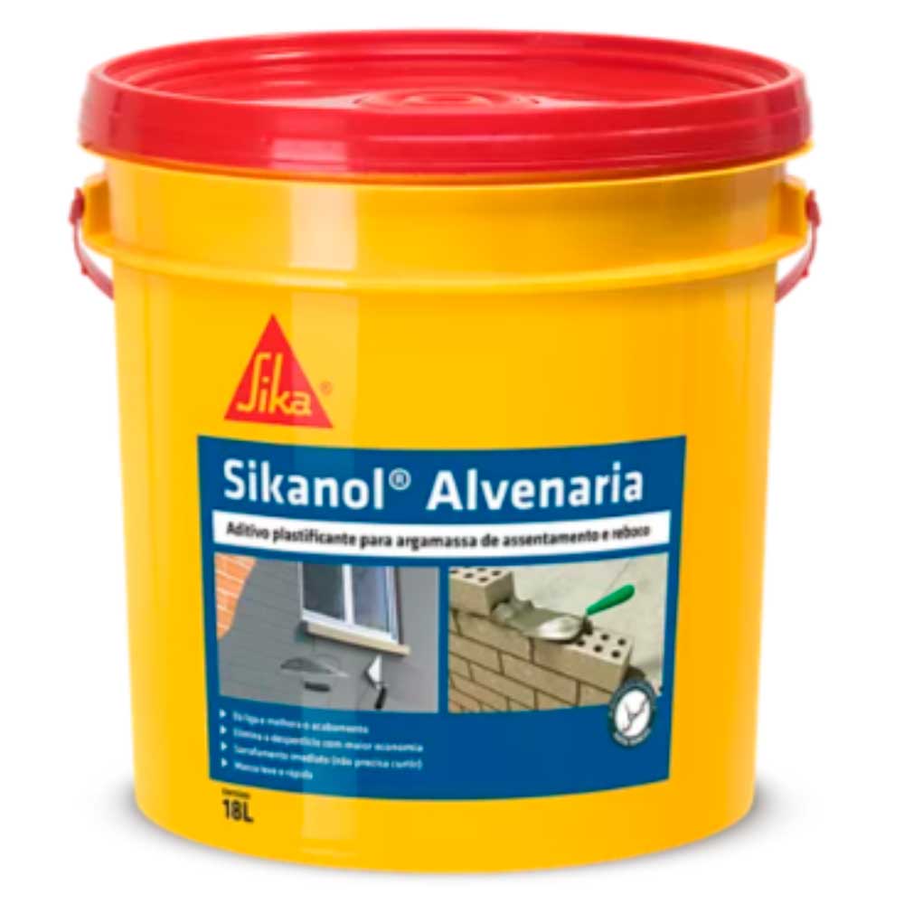 IMPERM ARGAMASSA 18L SIKANOL ALVENARIA SIKA