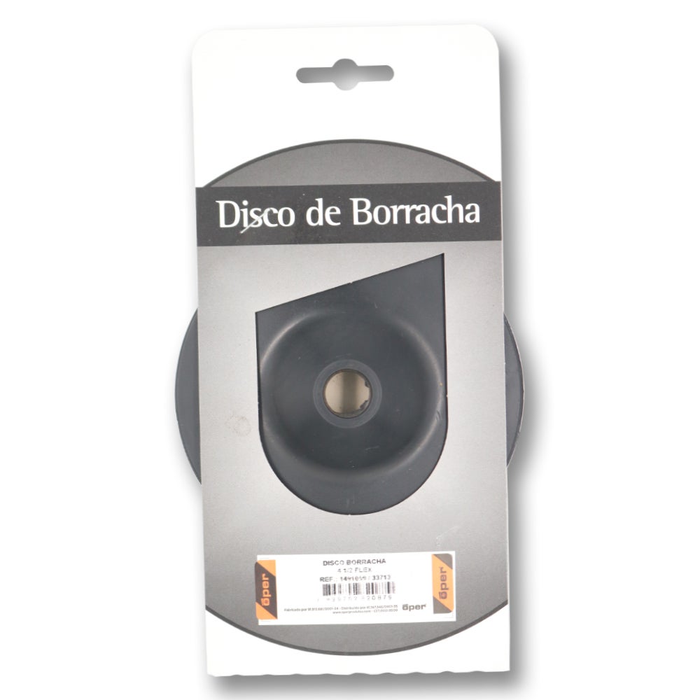 DISCO BORRACHA 4.1/2 FLEX OPER
