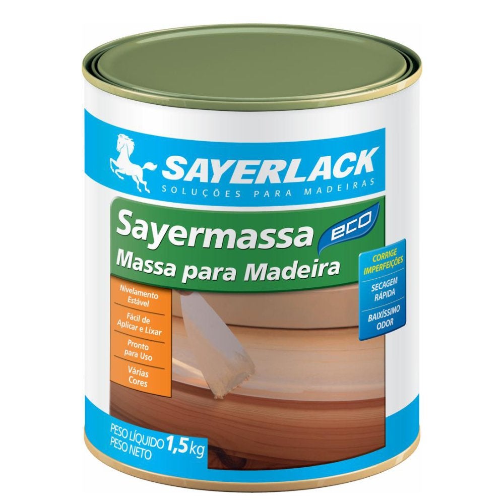 MASSA P/CALAFETAR 1.5KG MADEIRA BCA SAYERLACK