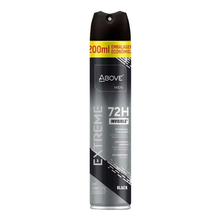 DESODORANTE ANT EXTREME BLACK 72H 200ML ABOVE