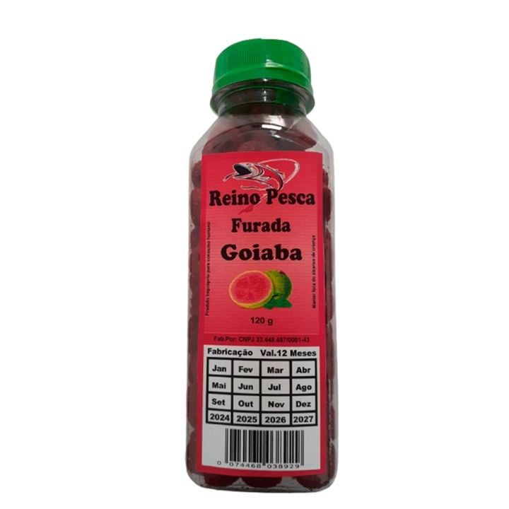 RACAO EMB ISCA P/PESCA FURAD GOIABA REINO PESCA