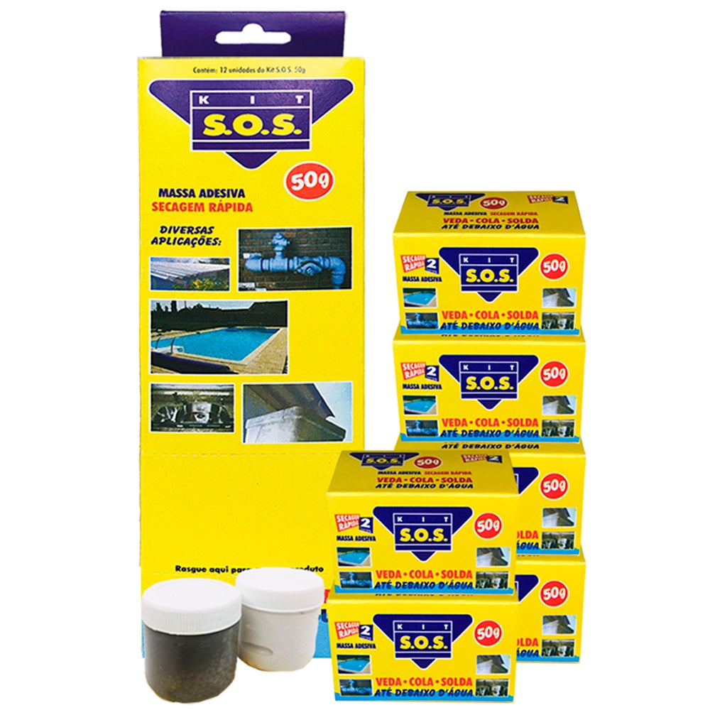 COLA EPOXI MASSA SOS CZA 050G VEDATUDO