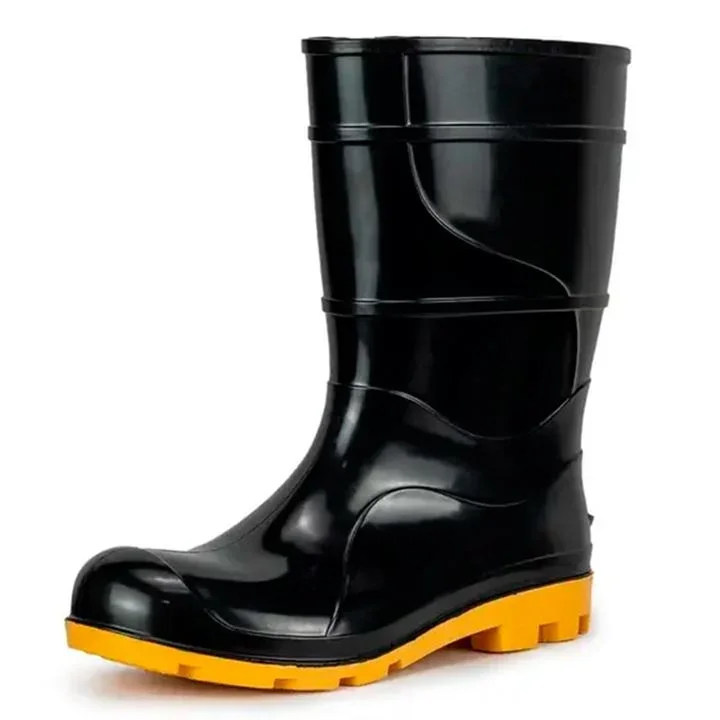 BOTA PVC CANO MEDIO S/FORRO PTA/AMA 44 CRIVAL