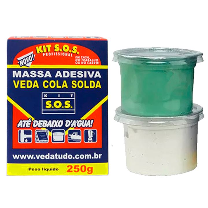 COLA EPOXI MASSA SOS CZA 250G VEDATUDO