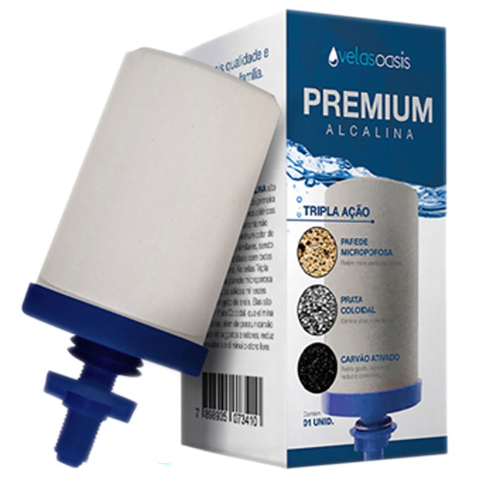 VELA FILTRO BARRO TRIPLA ACAO OASIS