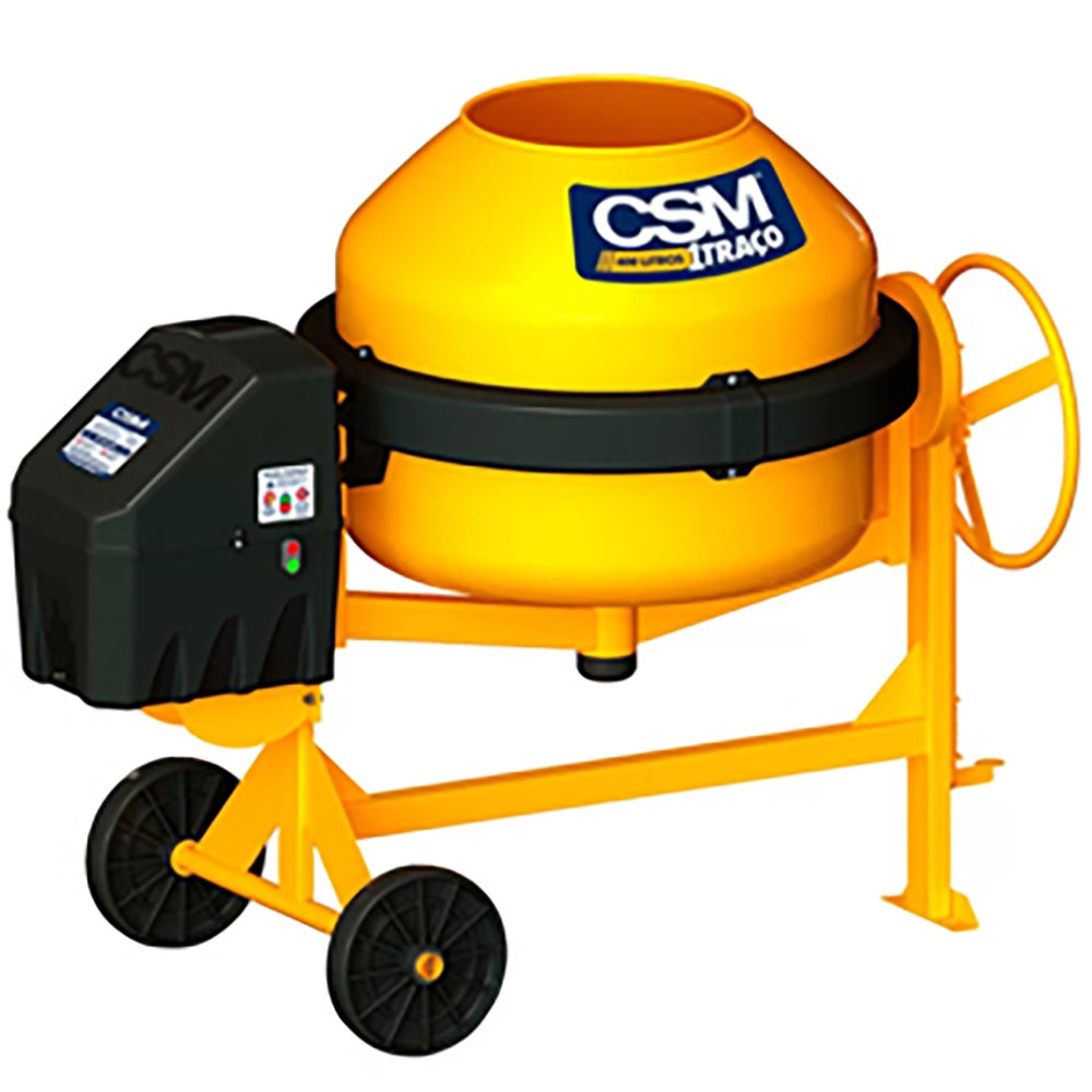 BETONEIRA C/MOTOR 400L MONOF 220V 1TRACO MAX CSM