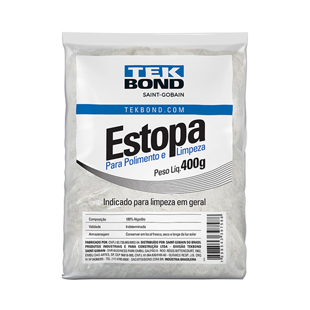 ESTOPA 400G POLIMENTO TEKBOND