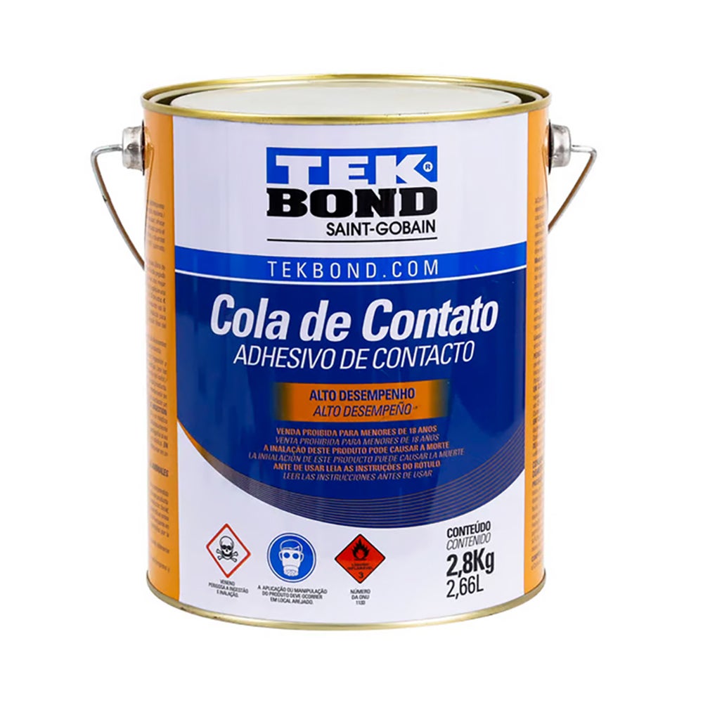 COLA CONTATO TRADICIONAL C/TOLUOL 02.8KG TEKBOND