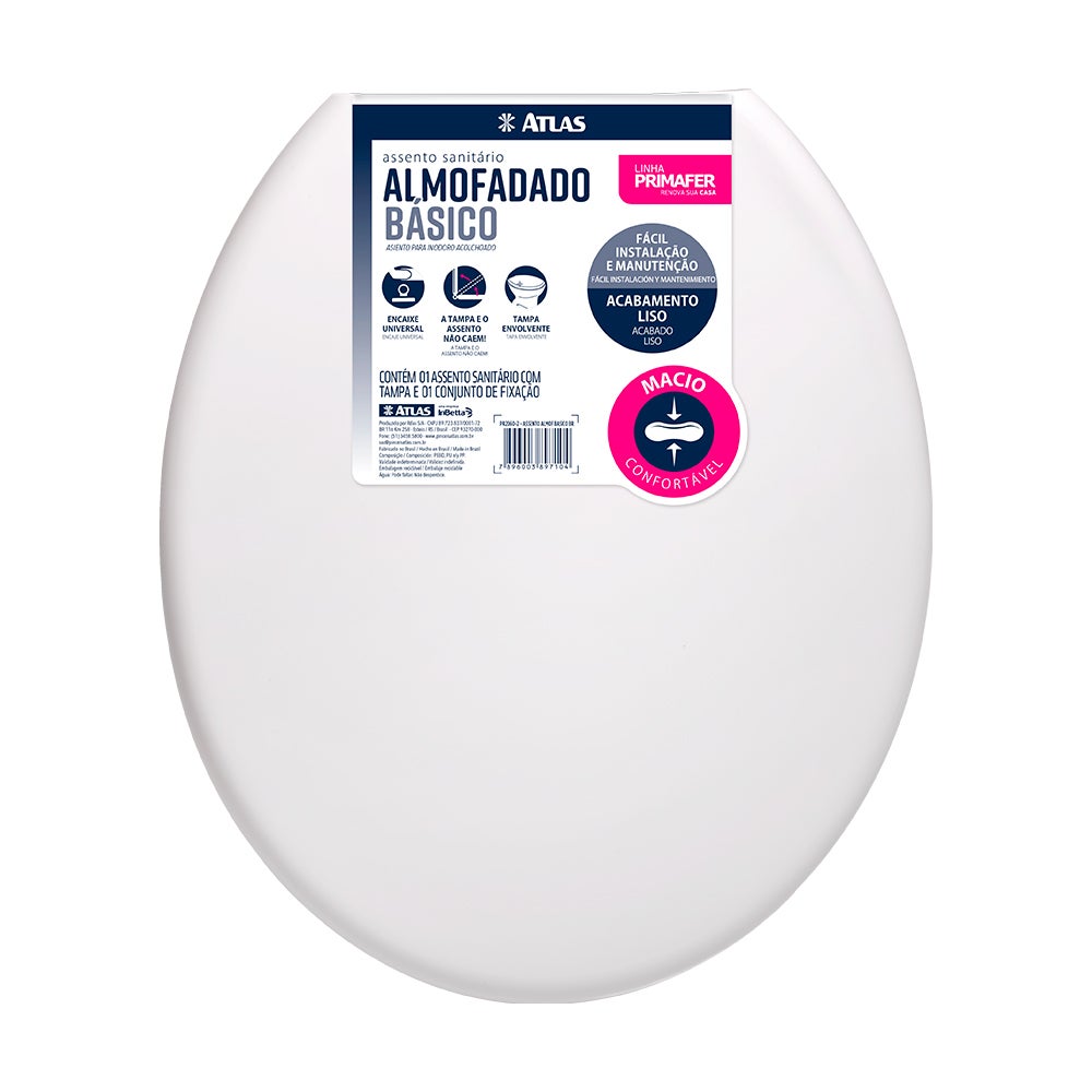 ASSENTO SANIT ALMOF OVAL BCO PLAST ATLAS