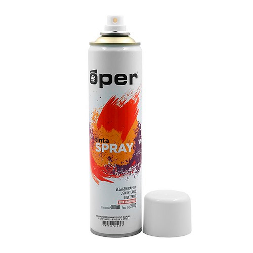 TINTA SPRAY ALTA TEMP 400ML/210G PTO FOSCO OPER