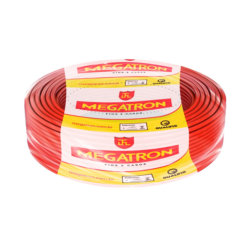 CABO FLEX 04.0MM 100MT VRM MEGATRON