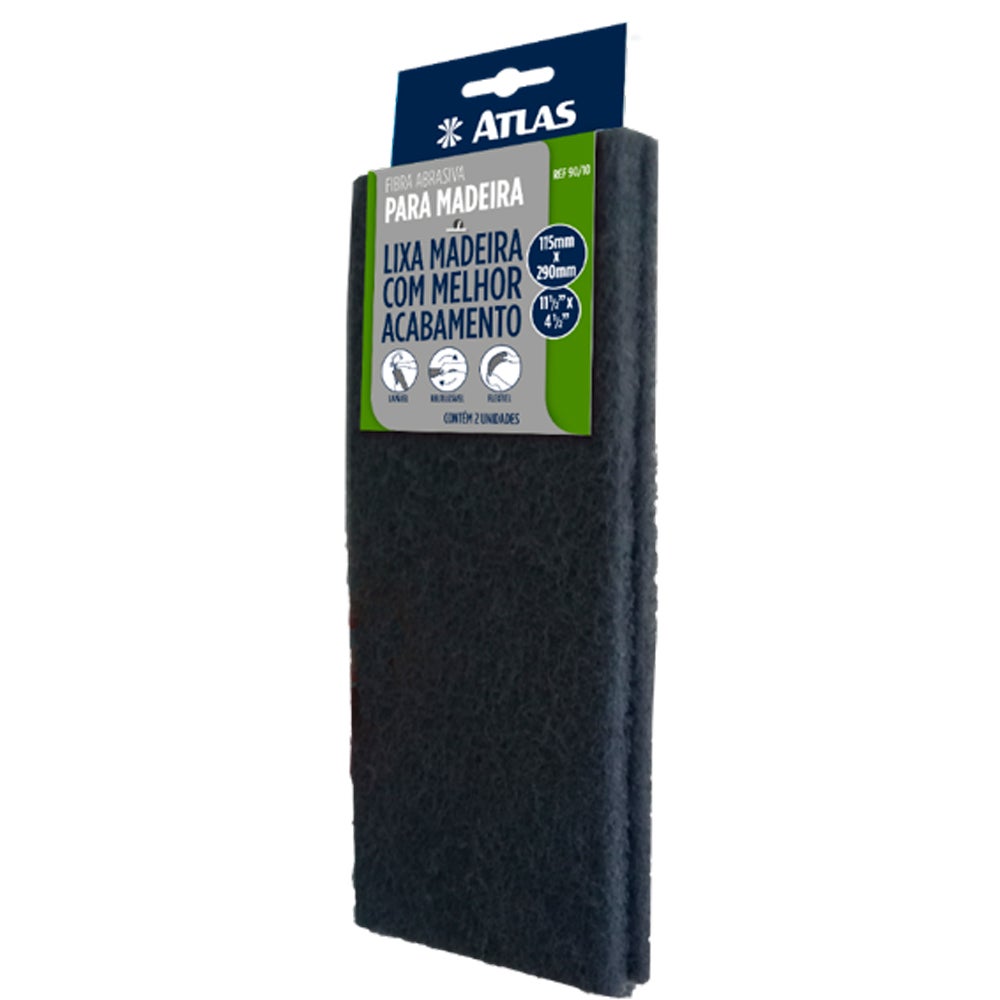 FIBRA ABRASIVA PARA MADEIRA 115X290MM