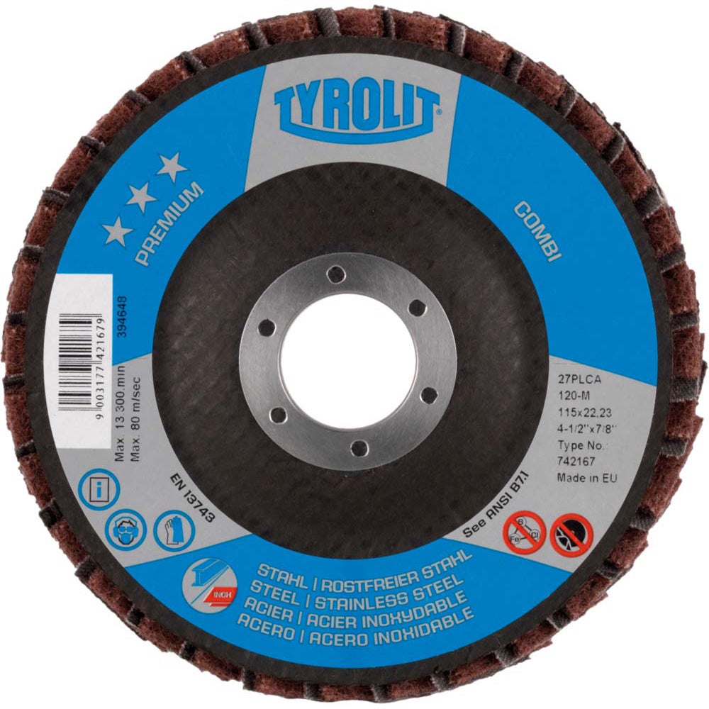 DISCO LIXA FLAP 4.1/2 060 OXI ALUM TYR