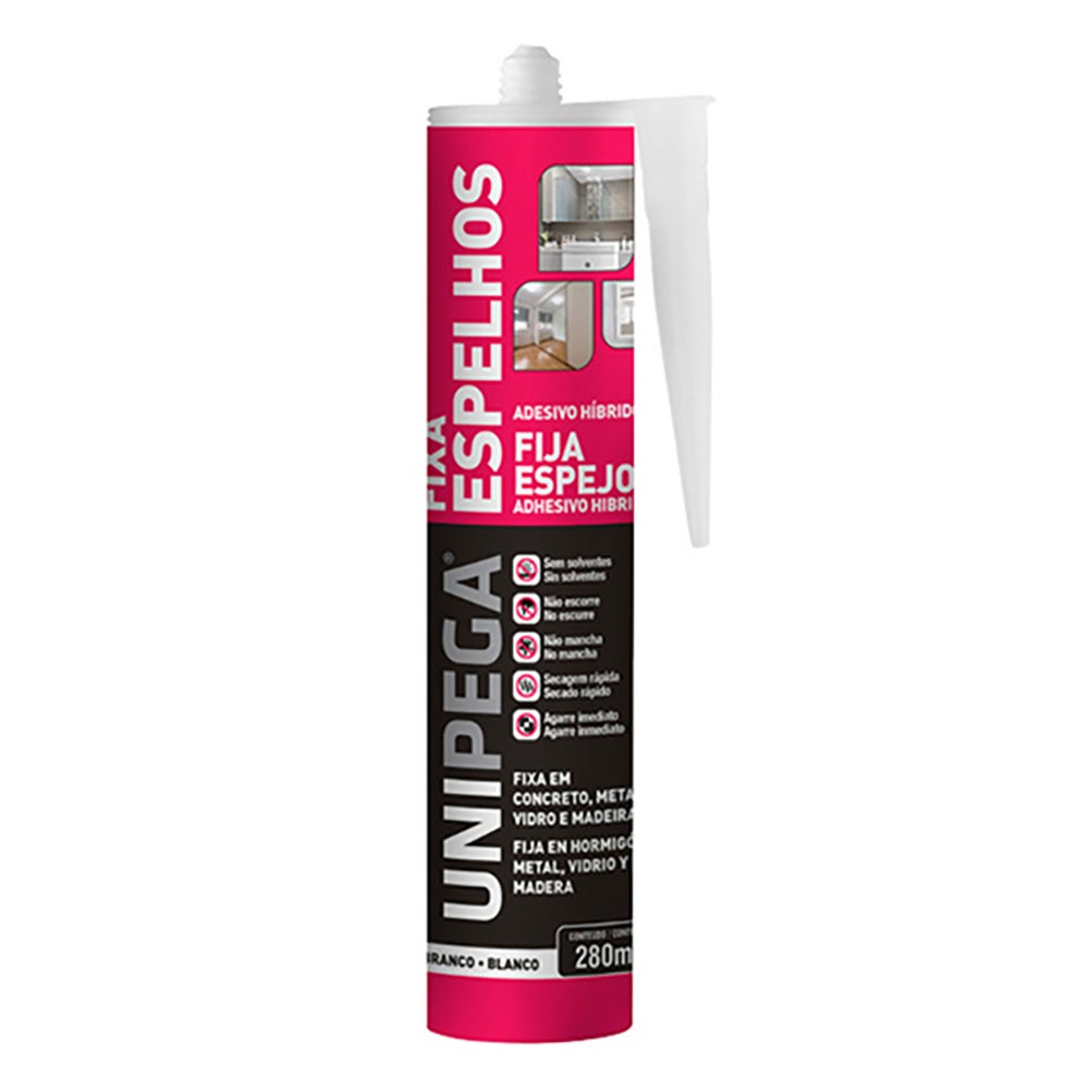 COLA FIXA ESPELHO 400G BCO UNIPEGA #N