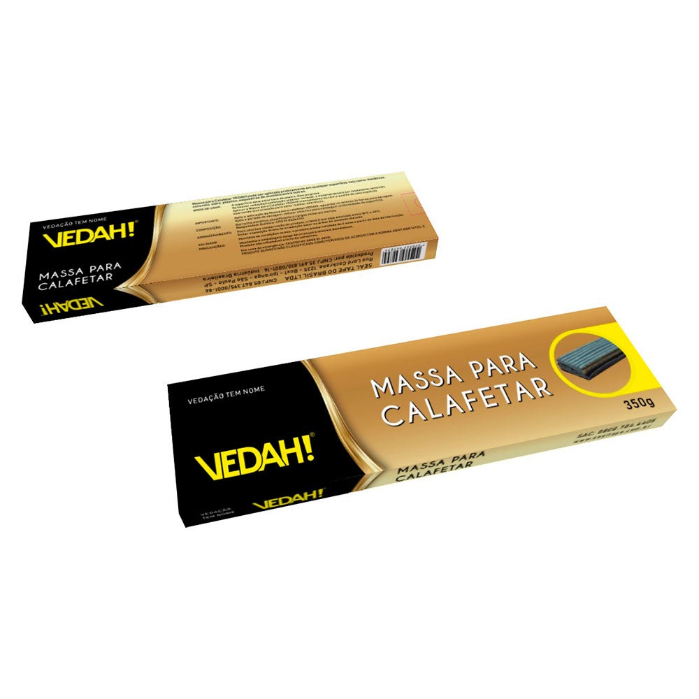 MASSA P/CALAFETAR 350G CZA VEDAH