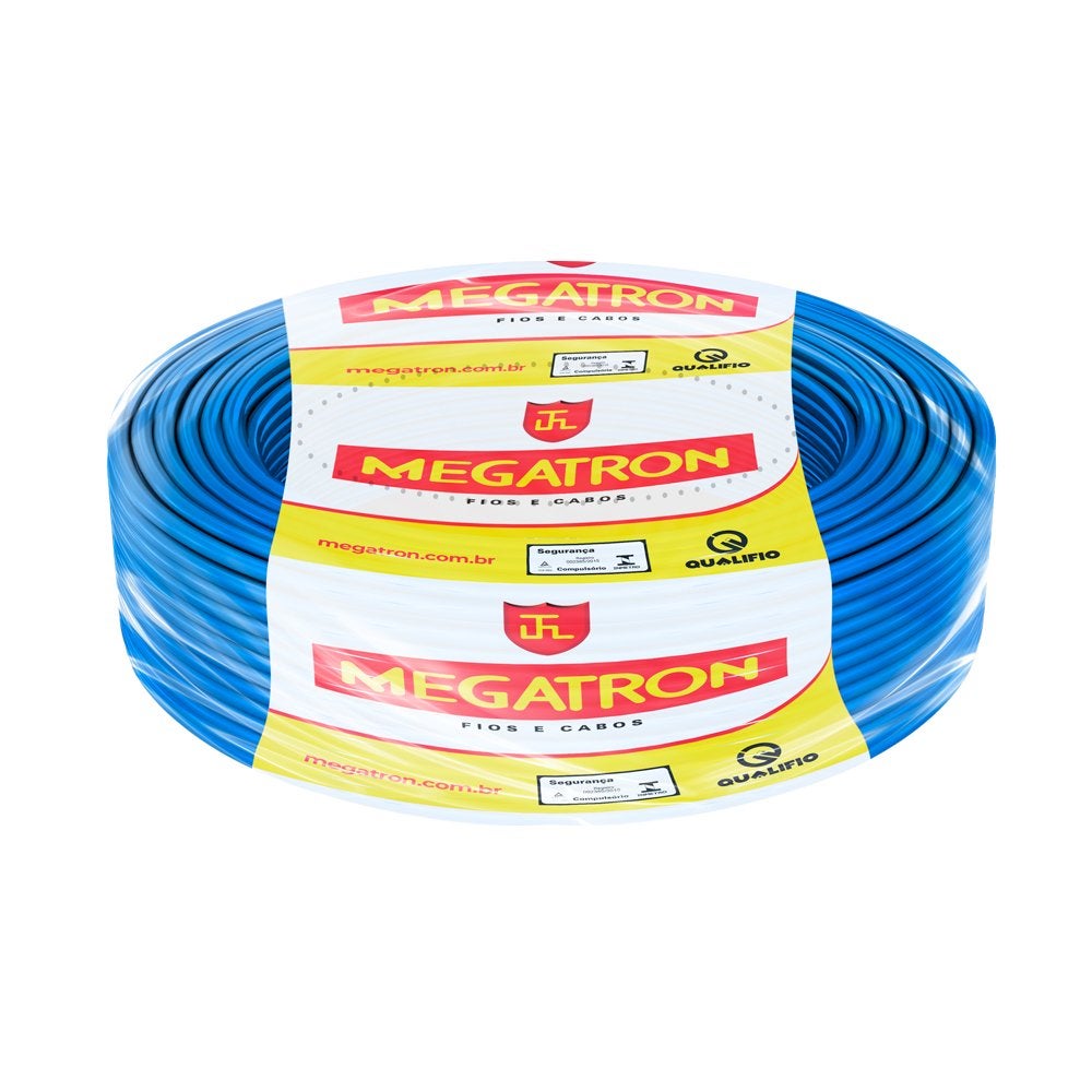 CABO FLEX 04.0MM 100MT AZL MEGATRON